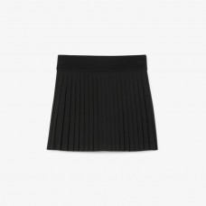 SAIA SHORTS LACOSTE PLISSADA ULTRA DRY - PRETO